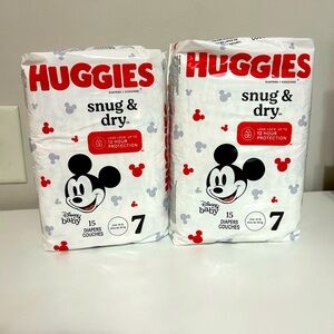 Huggies Disney Snug & Dry Diapers Size‎ 7